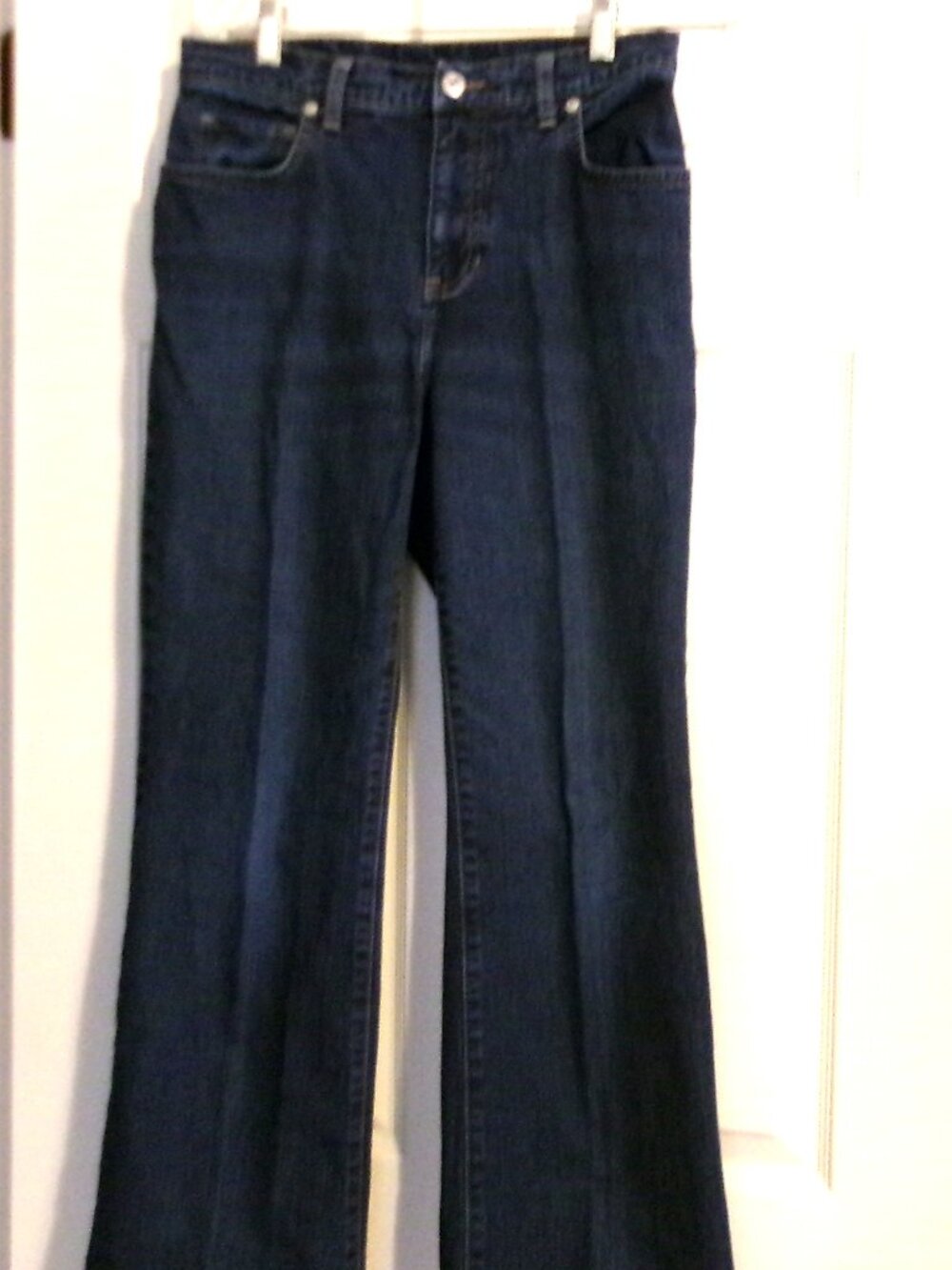 Women's LANDS END 5-Pocket Denim Jeans With Flare Legs  Size 4